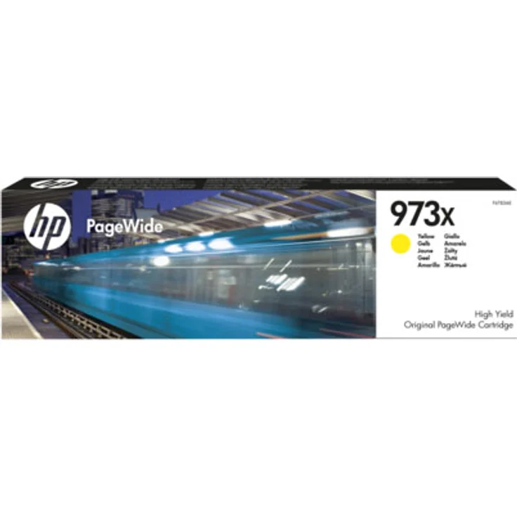 HP 973X Gelb Original Druckerpatrone mit hoher Reichweite für HP PageWide – Bild 1