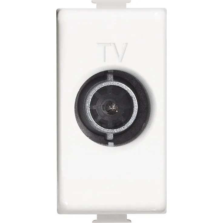 Bticino am5202p10 Matix Stecker TV Terminal, weiß, 1 m
