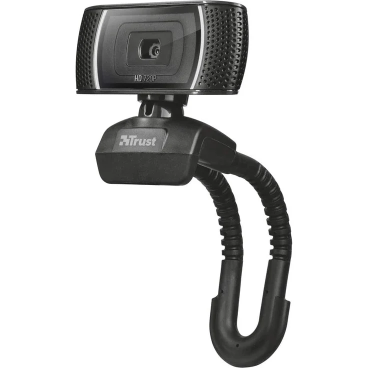 Trust Trino HD Webcam mit Mikrofon für PC/Mac, 1280x720, 30 FPS, Streaming, Zoom, Skype, Teams, Google Meet – Bild 2