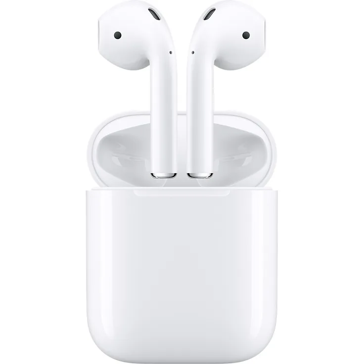 Apple AirPods 1. Generation (MMEF2ZM, A) In-Ear Kopfhörer mit Bluetooth, Mikrofon, geeignet für iPhone, weiß