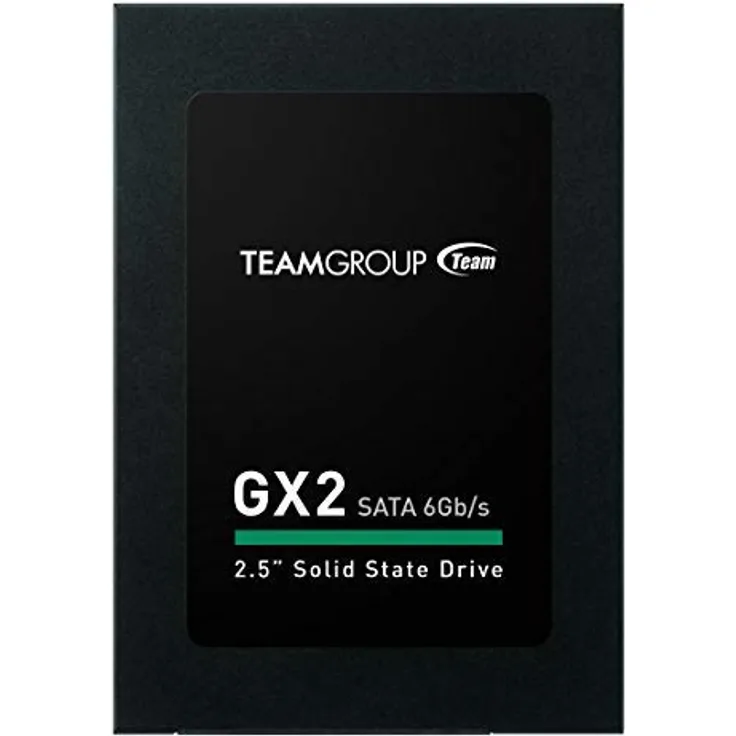 Team Group GX2 - Solid-State-Disk - 512 GB - intern - 2.5 Zoll (6.4 cm) - SATA 6Gb/s - Schwarz (T253X2512G0C101)