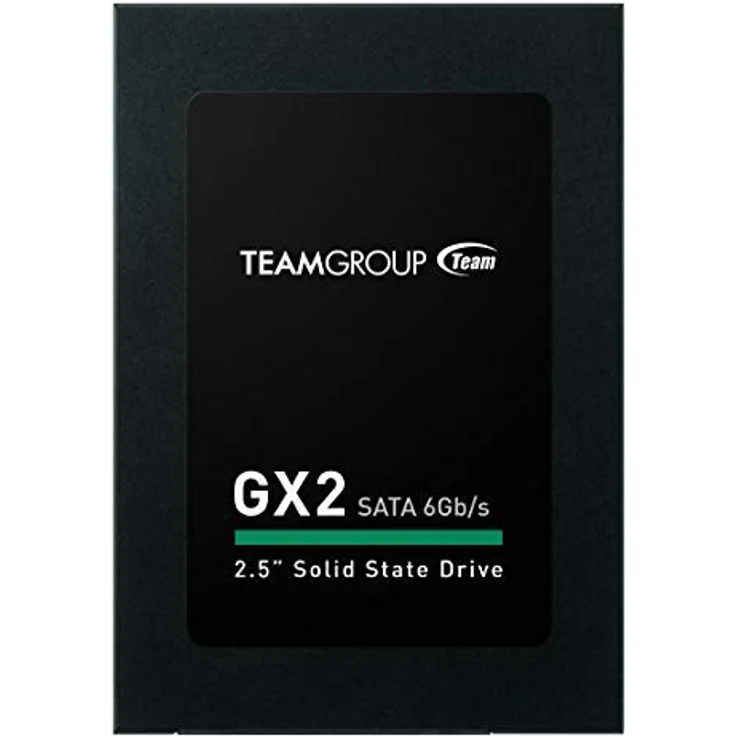 Team Group GX2 - Solid-State-Disk - 512 GB - intern - 2.5 Zoll (6.4 cm) - SATA 6Gb/s - Schwarz (T253X2512G0C101) – Bild 1