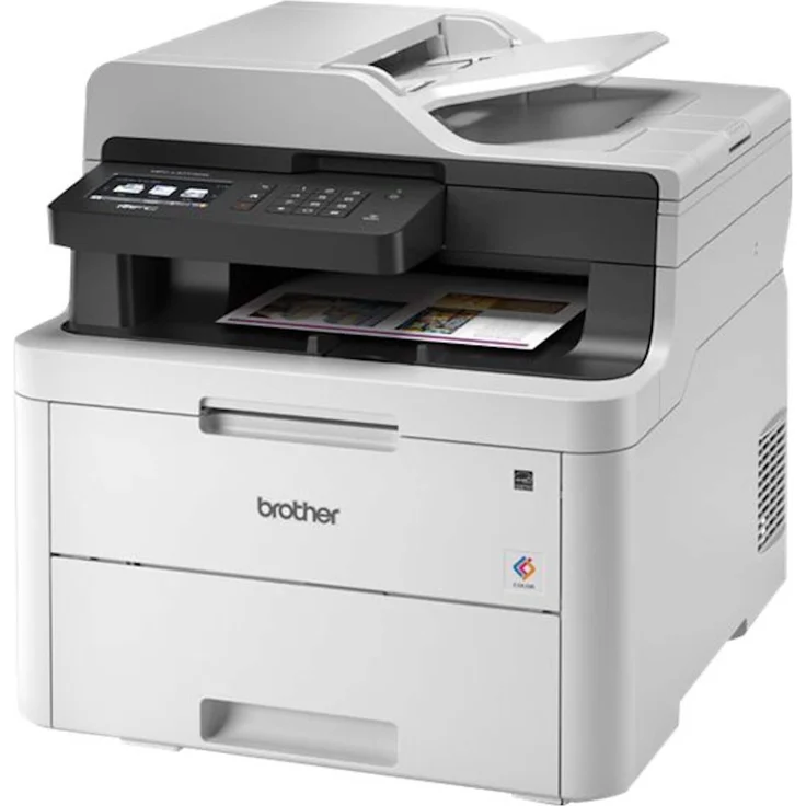 Brother MFC-L3710CW kompaktes 4-in-1 Farblaser-Multifunktionsgerät (mit WLAN, bis zu 18 Seiten pro Minute in Farbe und s-w) weiß – Bild 5