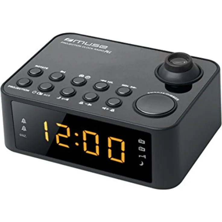 Muse M-178 P Radiowecker mit Uhrzeitprojektion