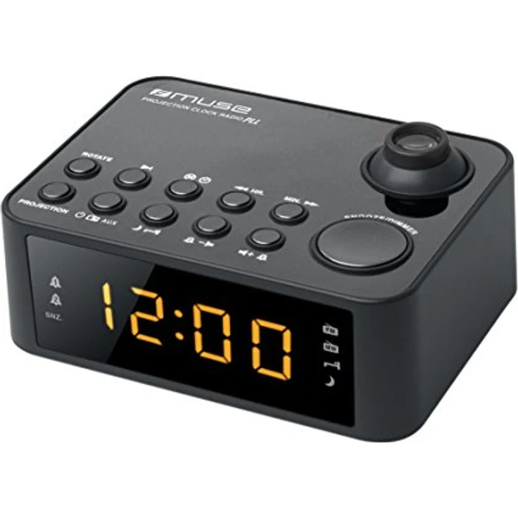 Muse M-178 P Radiowecker mit Uhrzeitprojektion – Bild 1