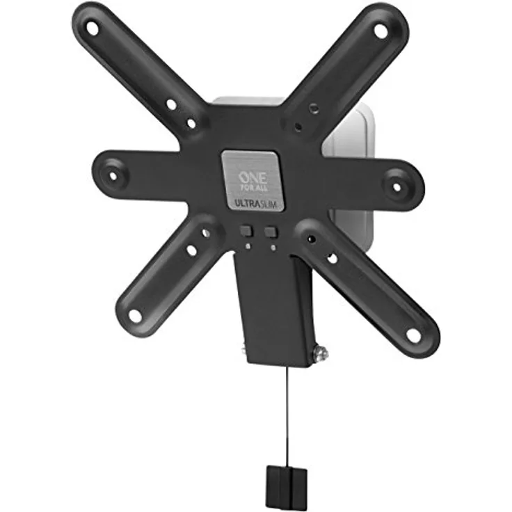 One For All TV-Wandhalterung - Neigbar Fernseher Halterung - Curved 4K OLED QLED LED Flachbildfernseher - 13 bis 42 Zoll - VESA 75x75 bis 200x200 - Lebenslange - max. 40 kg - Schwarz Weiß WM6221