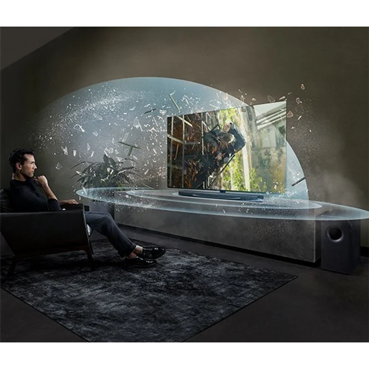 Panasonic SC-HTB600EGK 2.1 Soundbar mit Subwoofer, Dolby Atmos, kabellos/kabelgebunden, geeignet für TV, schwarz – Bild 8