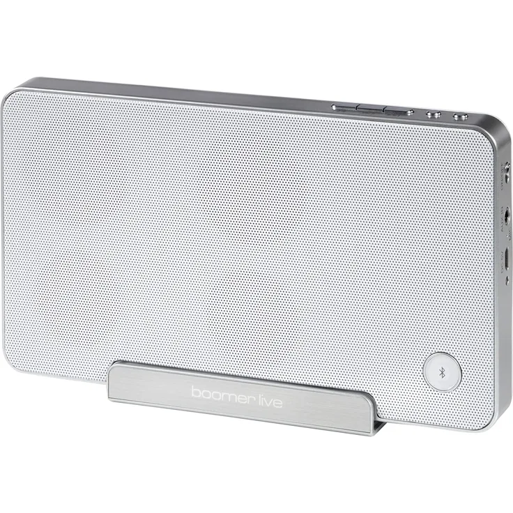 Ultron Boomer live Bluetooth-Lautsprecher mit Mikrofon, weiß