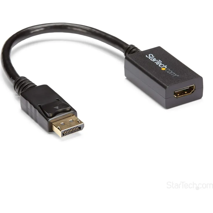 StarTech.com DisplayPort auf HDMI Video Adapter - Konverter (Stecker-Buchse), DP zu HDMI mit bis zu 1920x1200, DP - HDMI Länge 25cm