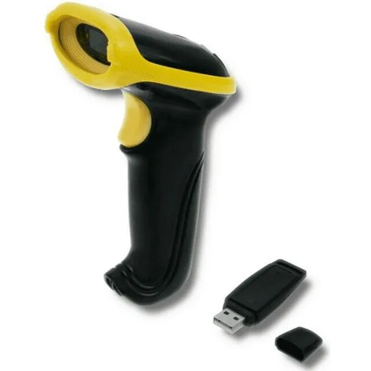 Qoltec 50862 Wireless Laser Barcode Scanner 1D| 2.4GHz