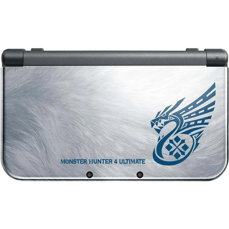 New Nintendo 3DS XL Monster Hunter 4 Ultimate Edition Silber 256MB & 4GB Speicherkarte Bundle inkl. Monster Hunter 4 Ultimate – Bild 3