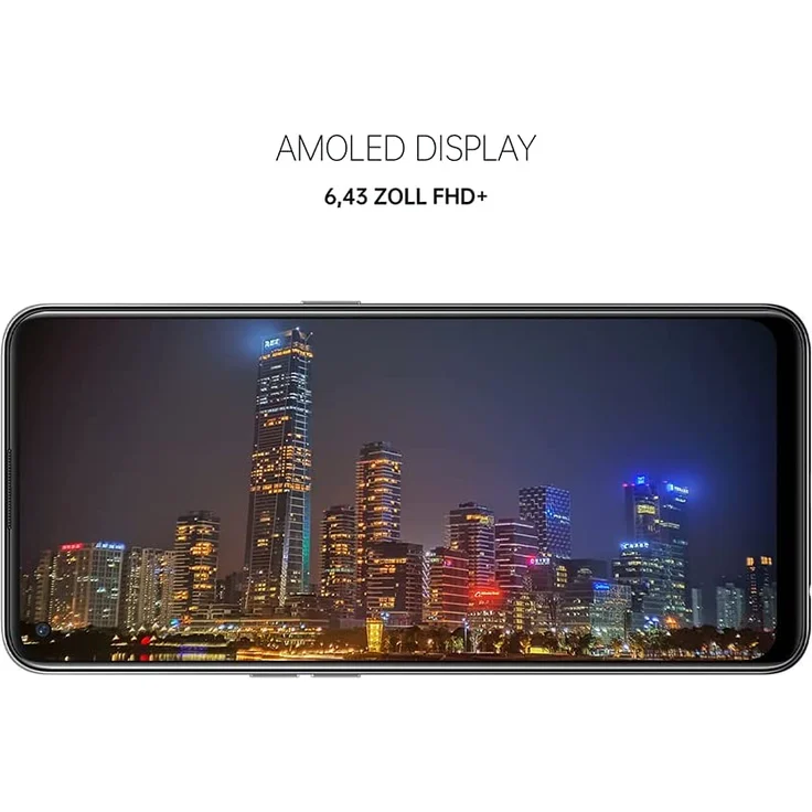 Oppo A94 5G Smartphone 16,26cm (6,42 Zoll) AMOLED-Display, 128GB interner Speicher, 8GB RAM, Dual-SIM, Android 11, Fluid Black – Bild 4