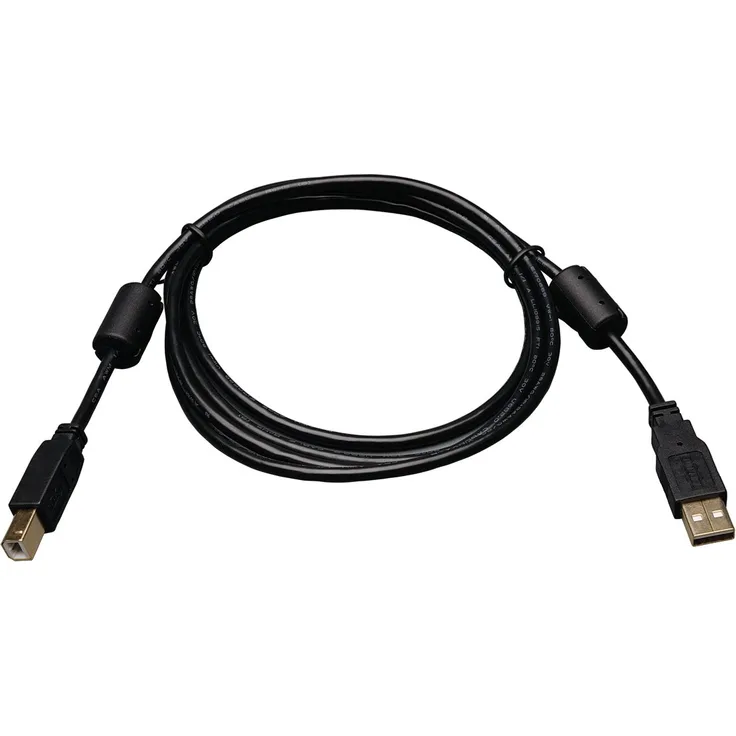 Tripp Lite USB 2.0 A-B Gold Gerätekabel Ferritspule A Stecker auf B Stecker schwarz 3 feet