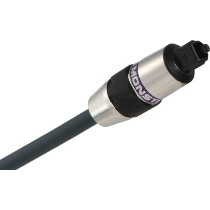 Monster Advanced Performance Fiber Optic Cable 250DFO (optisches Audio Glasfaserkabel mit Toslink-Stecker) 1 Meter