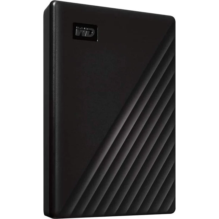 WD My Passport WDBYVG0010BBK - Festplatte - verschlüsselt - 1 TB - extern (tragbar) - USB 3.2 Gen 1 - 256-Bit-AES - Schwarz (WDBYVG0010BBK-WESN) – Bild 2