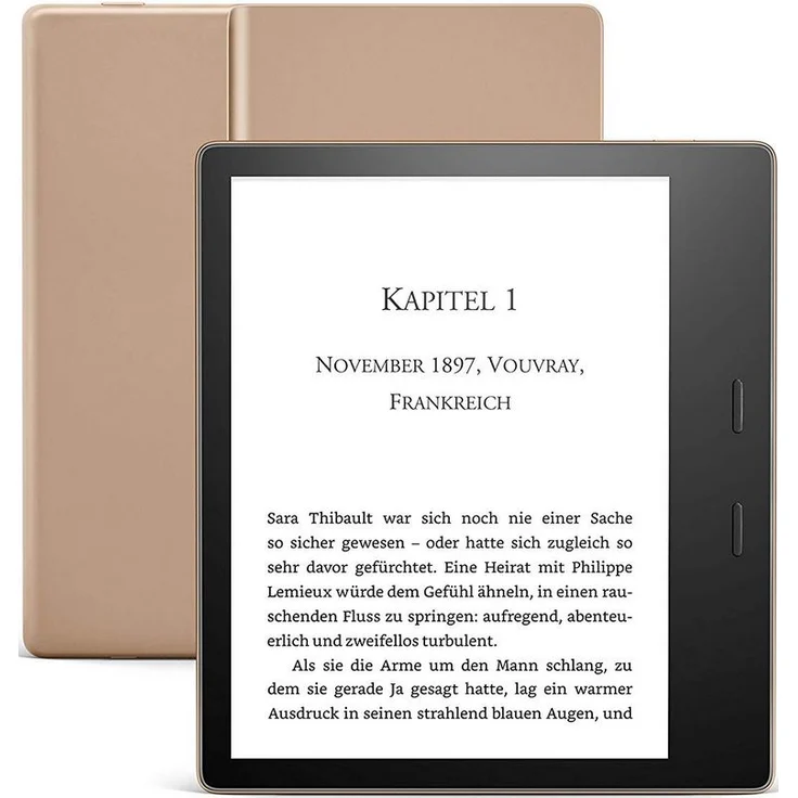 Amazon Der neue Kindle Oasis (2019) Gold WLAN 32GB Gold (B07L5K4TG3) – Bild 1