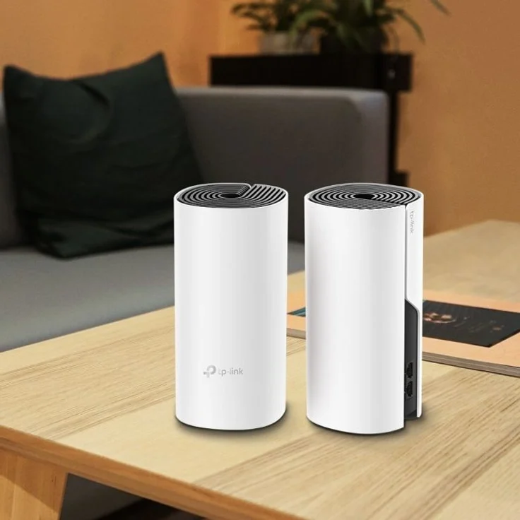 TP-Link Deco M4 Mesh WLAN Set (1 pack) AC1200 WLAN-Heimnetz-Komplettlösung (große WLAN-Abdeckung, für Häuse, Gebäudekomplex, Multi-Arbeitsmodi, 2x Gigabit Ports) weiß – Bild 3