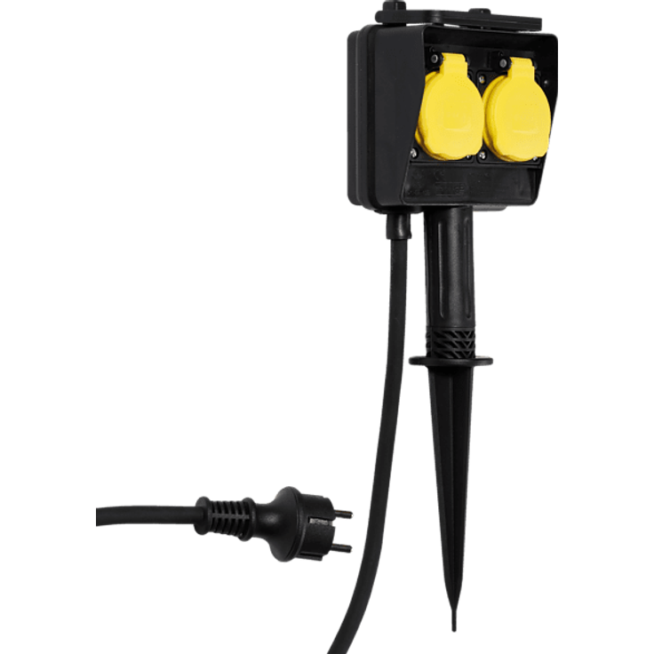 VIVANCO Outdoor Steckdosenleiste