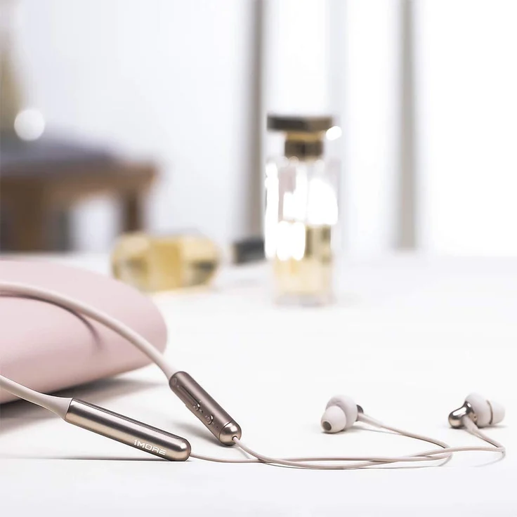 1More E1024BT-GD In-Ear Kopfhörer, mit Bluetooth, Mikrofon, Noise Cancelling, gold – Bild 3
