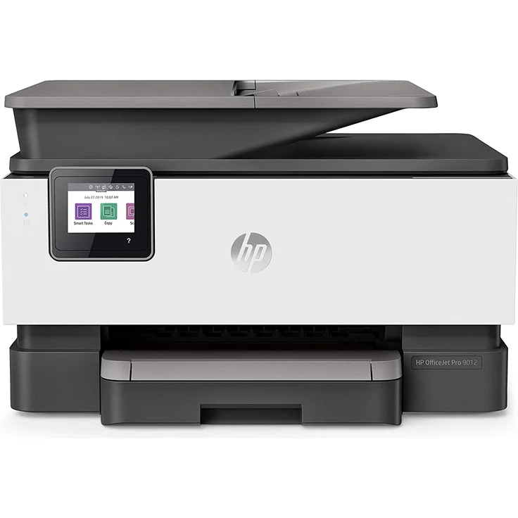 HP OfficeJet Pro 9012 (4-in-1) Multifunktionsdrucker - (Thermal Inkjet) Farbe, Druckgeschwindigkeit: 22 s/w, 18 Farbe, Auflösung: 1200 x 1200, USB, LAN, RJ-11, WLAN, AirPrint, NFC, WiFi-Direct, Instant Ink (1KR50B) – Bild 1