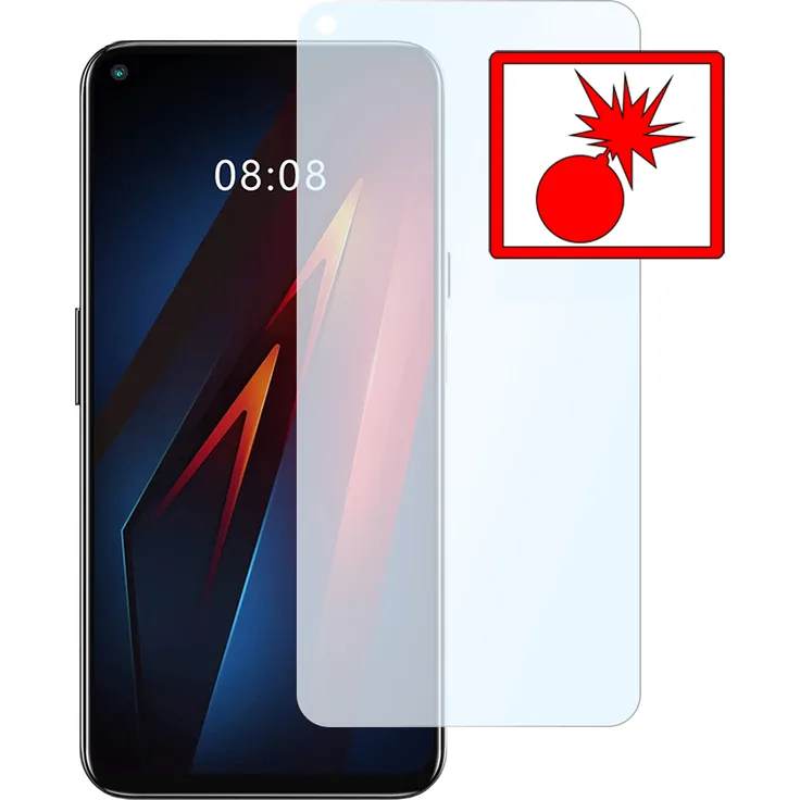 2x Slabo Panzerschutzfolie für Cubot X30 KLAR ''Shockproof'' (verkleinerte Folien) Displayfolie Schutzfolie Folie