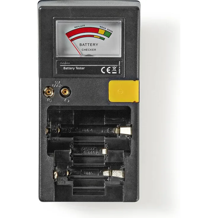 Batterietester  AAA, AA, C, D, 9 V, Knopfzelle