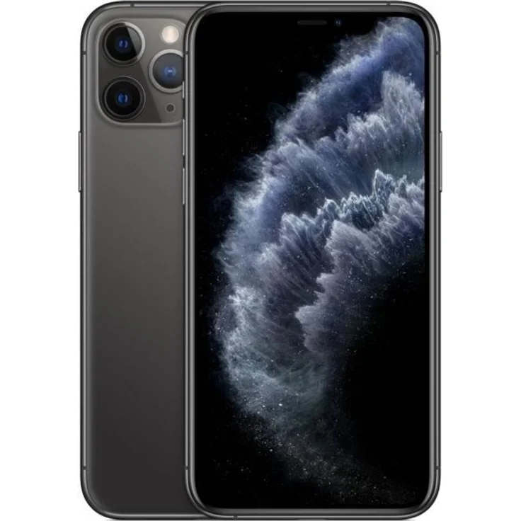 Apple iPhone 11 Pro Smartphone 14,73cm (5,8 Zoll) Super Retina XDR-Display, 256GB interner Speicher, 6GB RAM, Dual-SIM, iOS, Space Grey – Bild 1