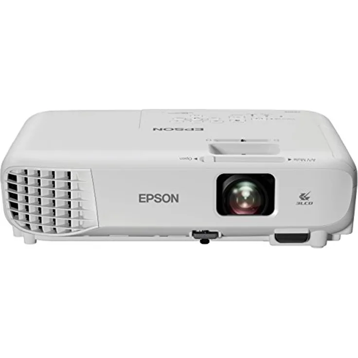 Epson EB-W05 Heimkino-Beamer, 3LCD, WXGA (1280 x 800), Kontrast 15000:1, 3300 ANSI-Lumen, Bildverhältnis 16:10, weiß