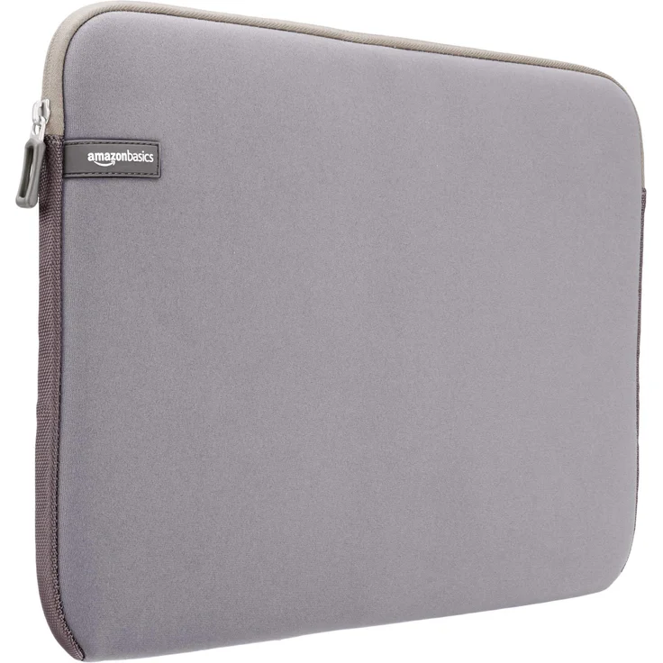 AmazonBasics Laptop-Schutzhülle, für eine Bildschirmdiagonale von 15 - 15,6 Zoll, Grau – Bild 1