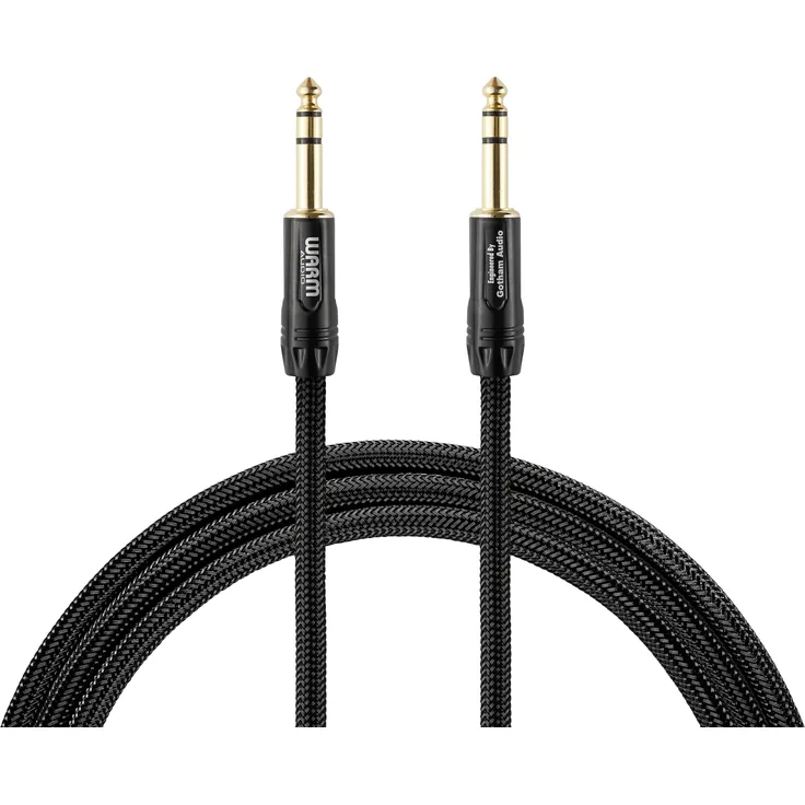 Warm Audio Premier Series Instruments Cable (1x Jack plug 6.35 mm - 1x Jack plug 6.35 mm) 0.90 m Black
