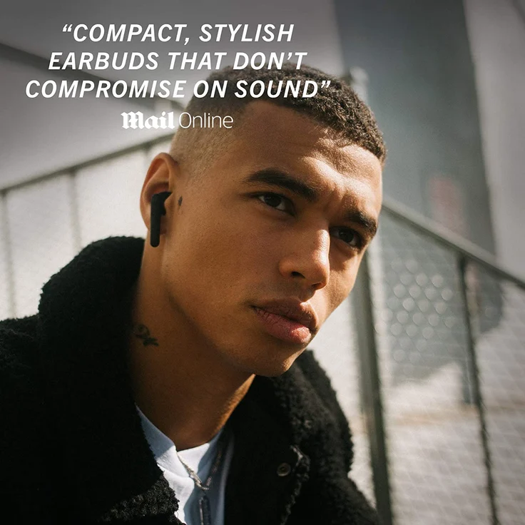 Urbanista Stockholm True Wireless In-Ear Kopfhörer, mit Bluetooth, Mikrofon, weiß – Bild 7