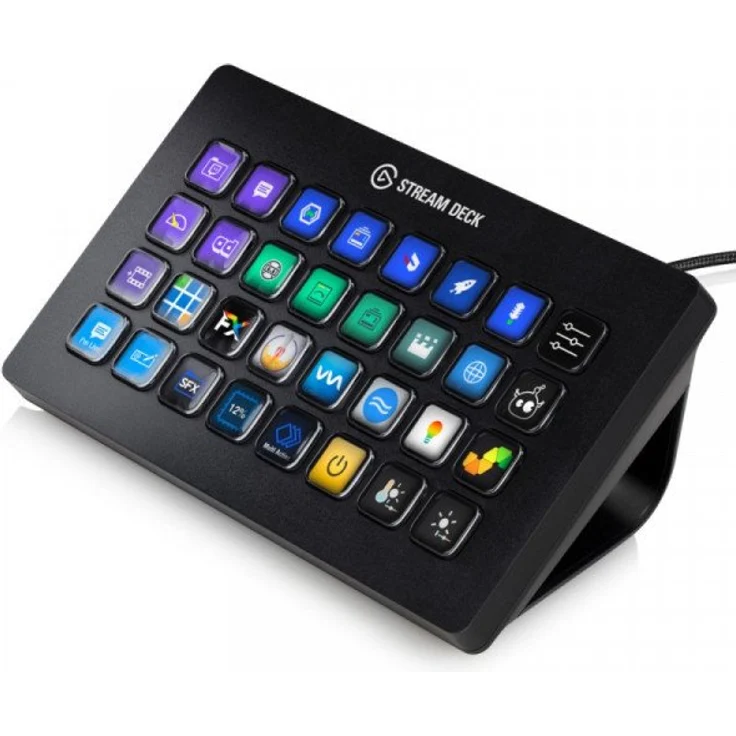 Corsair Elgato Stream Deck XL, Fortschrittliche Stream-Steuerung, 32 frei Anpassbare LCD-Tasten, für Windows 10 und MacOS 10.13 oder Neuer – Bild 1