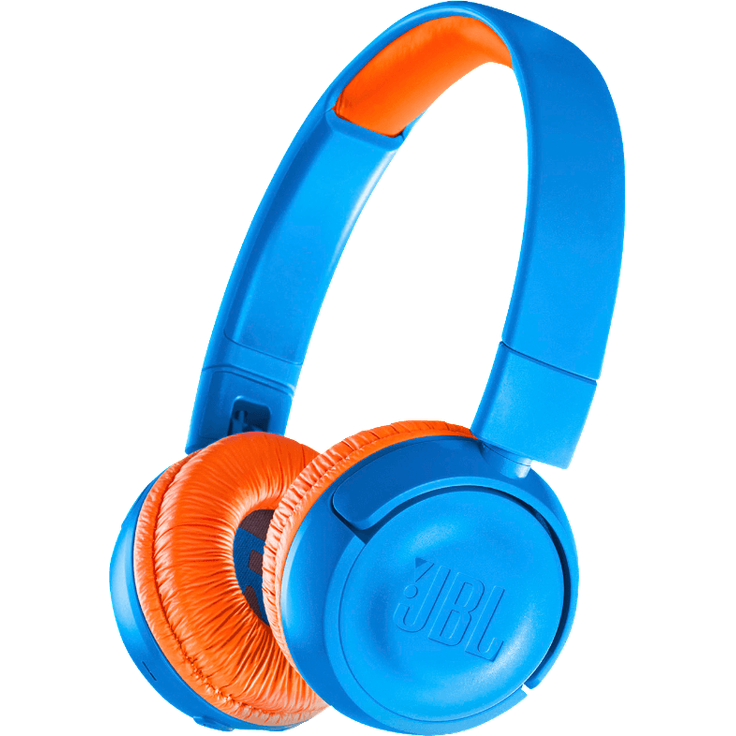JBL JR300BT Kinder-Kopfhörer - Kabellose Bluetooth On-Ear Kopfhörer mit Lautstärkebegrenzung - Speziell entwickelt für Kinder Blau – Bild 1