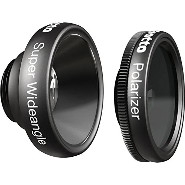 Manfrotto KLYP+ Objektiv Kit mit Superweitwinkel und Polfilter