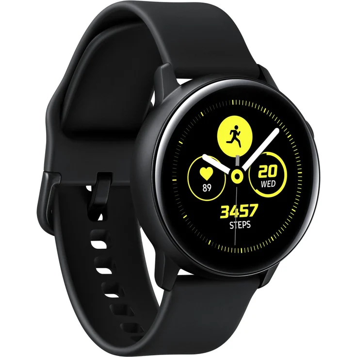 Samsung Galaxy Watch Active Smartwatch GPS, Unisex, Einheitsgröße, Aluminiumgehäuse, Schwarz – Bild 1