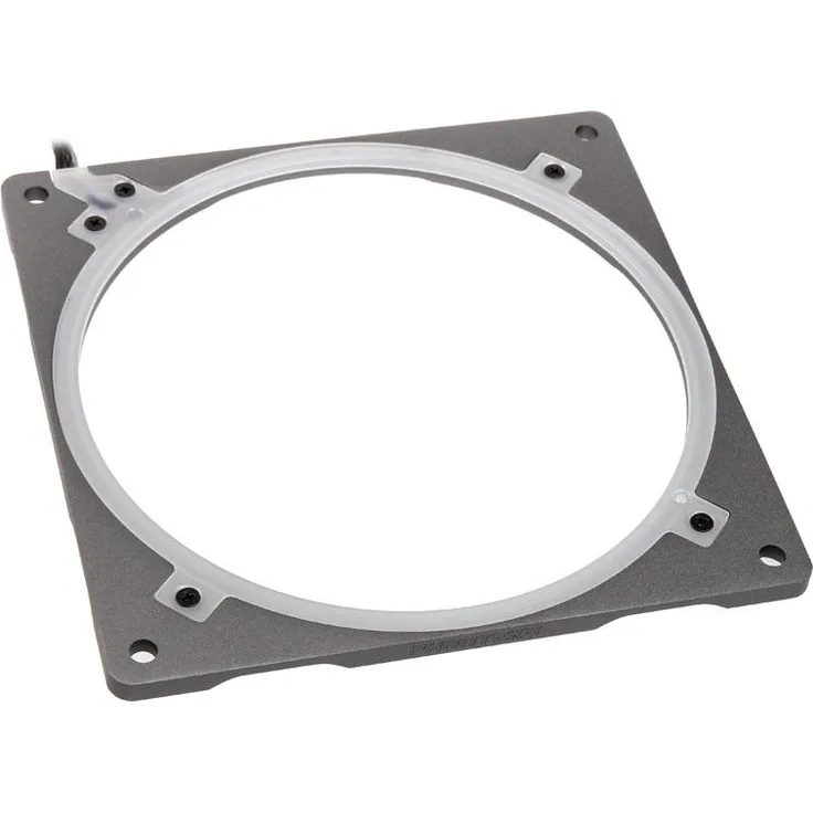 Phanteks Halos PH-FF140RGBA_AG01 Aluminiumrahmen, 140 mm Lüftermontage, RGB-Motherboard-Adapter, Anthrazitgrau