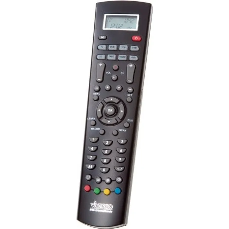 Vivanco UR 820 LCD 8in1 Universal-Fernbedienung schwarz