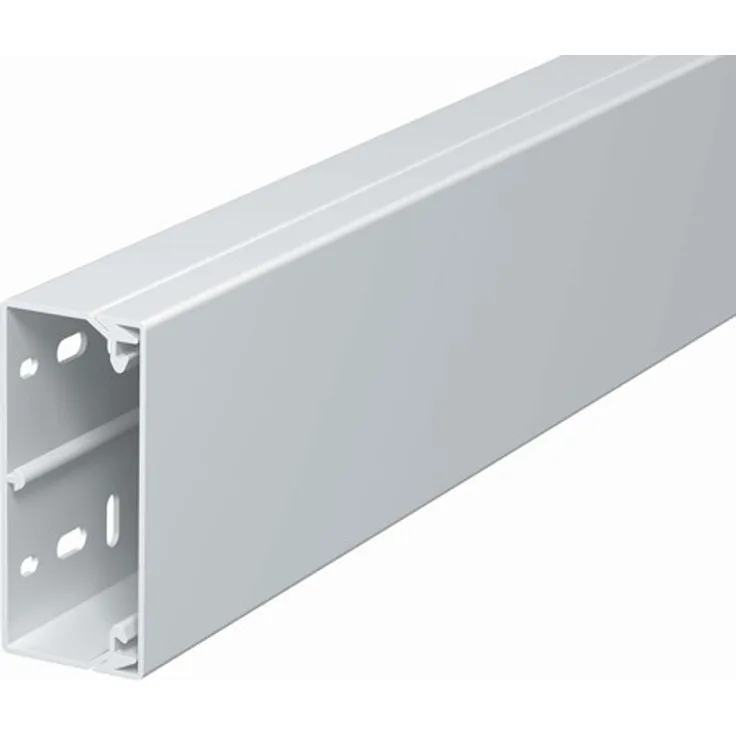 OBO Bettermann Vertr Wand+Deckenkanal m.Obert. 40x90mm,PVC WDK40090RW