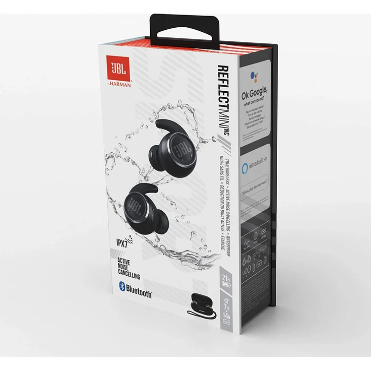 JBL Reflect MINI NC In-Ear Kopfhörer mit Bluetooth, Mikrofon, Noise Cancelling, geeignet für Sport, schwarz – Bild 7