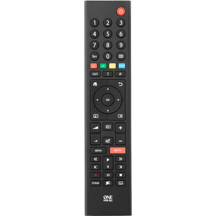 One For All Grundig TV Fernbedienung - Funktioniert mit ALLEN Grundig TV - Smart TV - die ideale TV-Ersatzfernbedienung - URC1915