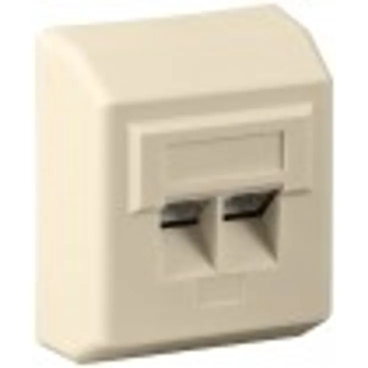 CAT.5e Aufputzdose Netzwerkdose ISDN LAN Dose 2x RJ45 Aufputz Datendose LSA UTP