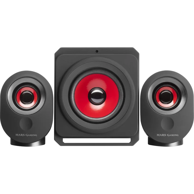 Mars Gaming MSX, altavoces PC 35W, 5 modos multimedia, subwoofer 2.1, Jack 3.5mm – Bild 1
