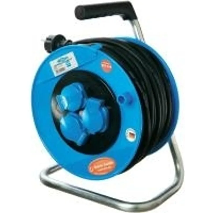 AS SCHWABE Kabeltrommel 40 m schwarz Schutzkontakt-Stecker AS Schwabe