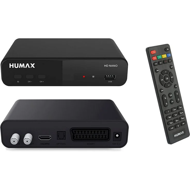 Humax HD Nano DVB-S/S2, HDMI, EPG, schwarz – Bild 4