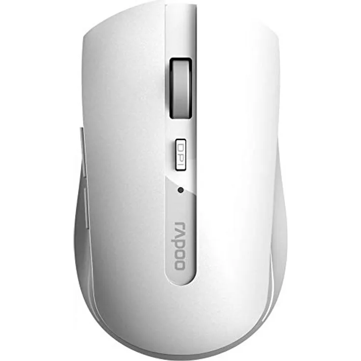 Rapoo 18043 Optische Maus, Multi-Modus, kabellos, Weiß