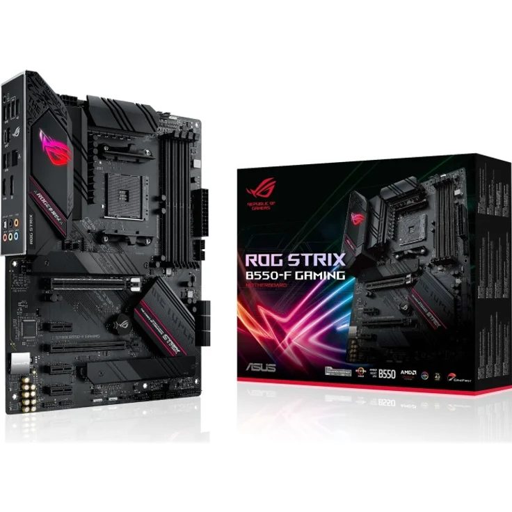 ASUS ROG STRIX B550-F GAMING - ATX, AMD B550, Sockel AM4, Dual-channel DDR4 (90MB14S0-M0EAY0) – Bild 1