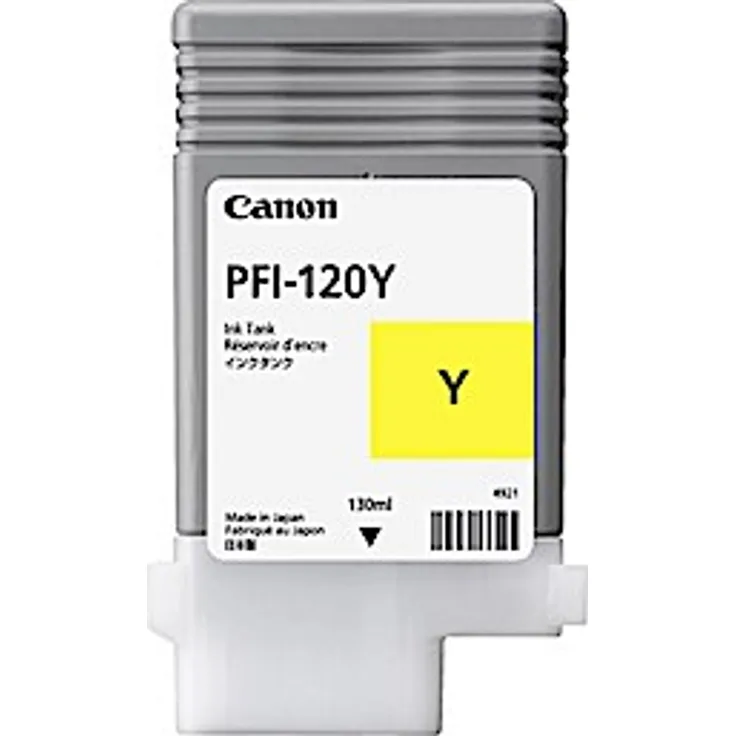 Canon PFI120Y passend für IPF TM200 Tinte gelb 2888C001 130ml