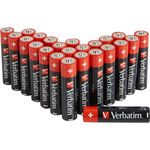 1x24 Verbatim Alkaline Batterie Micro AAA LR 03 PVC Box    49504