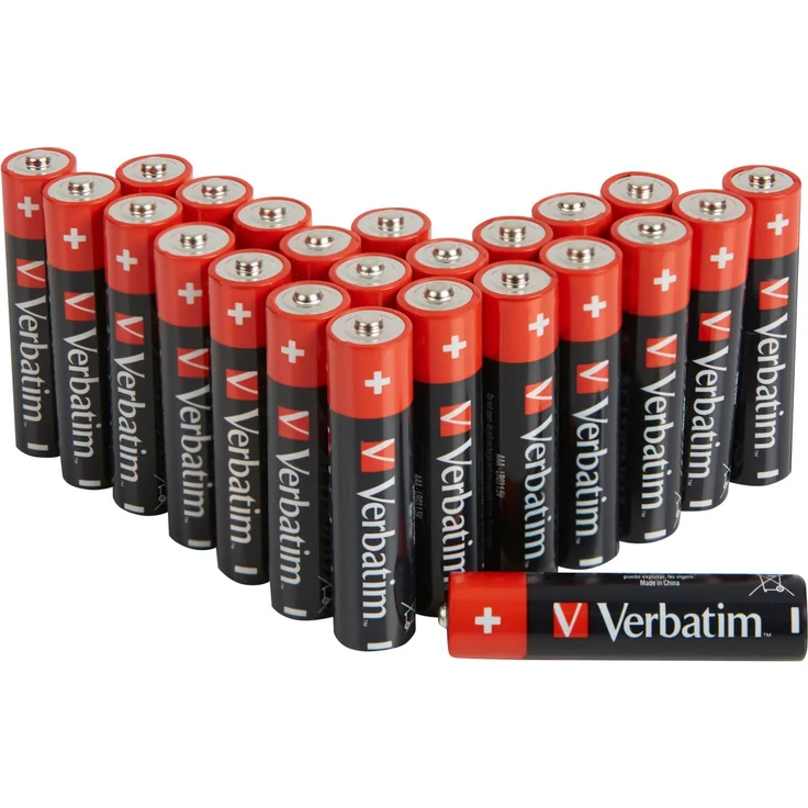 1x24 Verbatim Alkaline Batterie Micro AAA LR 03 PVC Box    49504