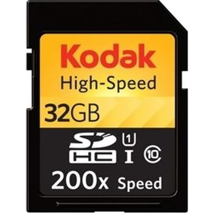 Kodak EKMSDM32GHC10K Premium 32GB microSDHC Speicherkarte, Highspeed, SD-Adapter UHS-I, U1, bis 85 MB-Sek.